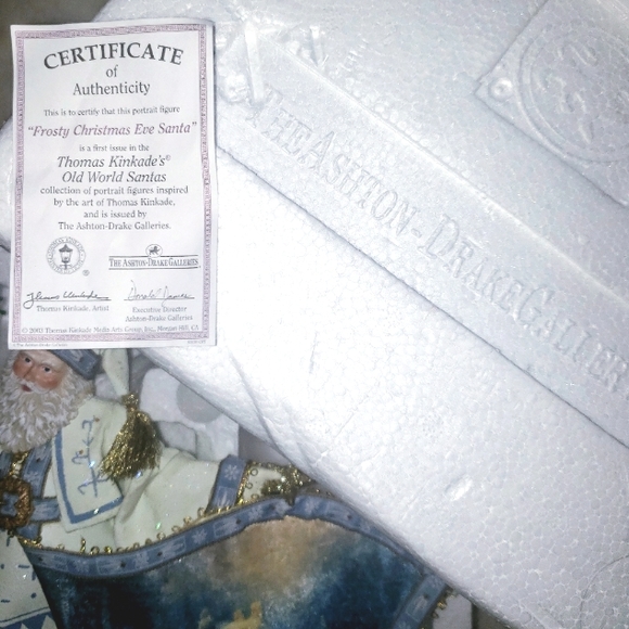Thomas Kinkade Old World Santas 1st Edition NEW Rare - Picture 3 of 16